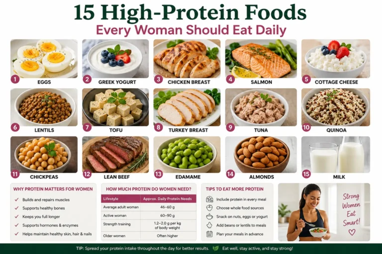 15 Best Protein Foods for Women