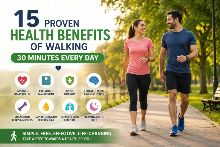 Walking for 30 minutes every day is a simple habit that supports physical and mental well-being.