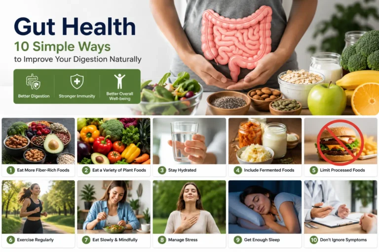 Healthy whole foods including fruits nuts seeds yogurt and vegetables